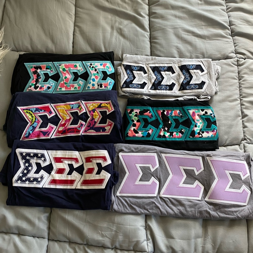 Tri Sigma Sorority Letters